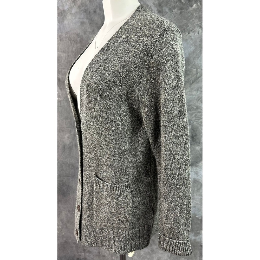 Pendleton Gray Washable Shetland Wool Cardigan Sw… - image 2